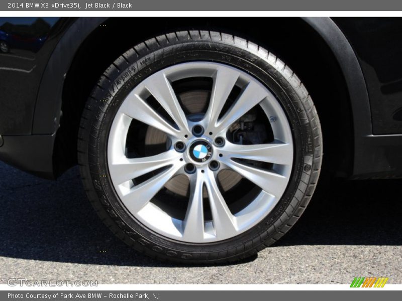 Jet Black / Black 2014 BMW X3 xDrive35i