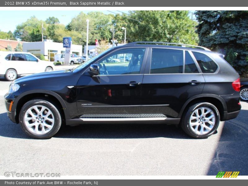 Black Sapphire Metallic / Black 2012 BMW X5 xDrive35i Premium