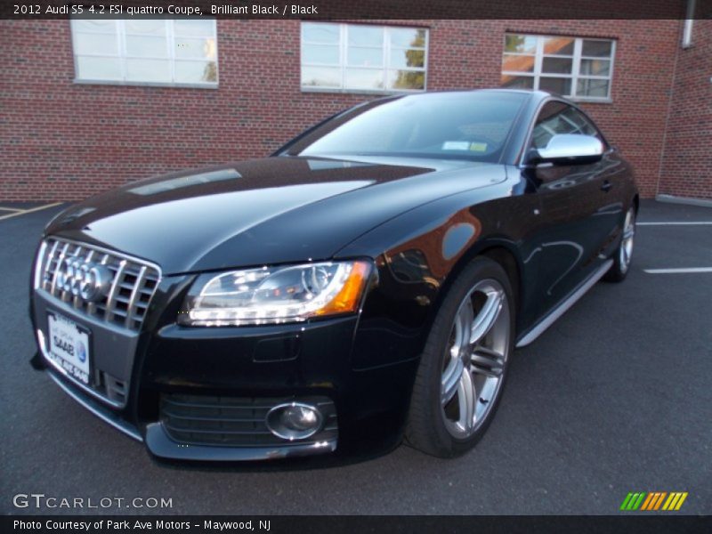 Brilliant Black / Black 2012 Audi S5 4.2 FSI quattro Coupe