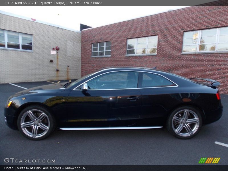 Brilliant Black / Black 2012 Audi S5 4.2 FSI quattro Coupe