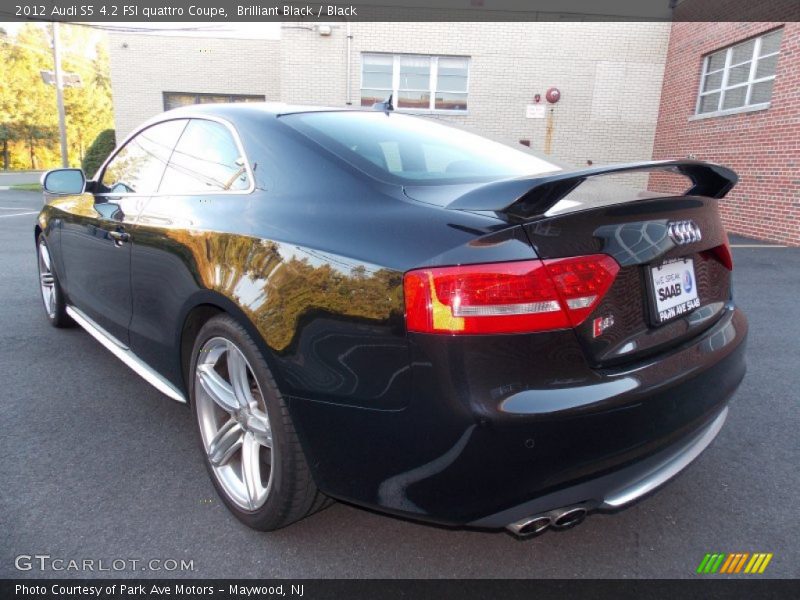 Brilliant Black / Black 2012 Audi S5 4.2 FSI quattro Coupe