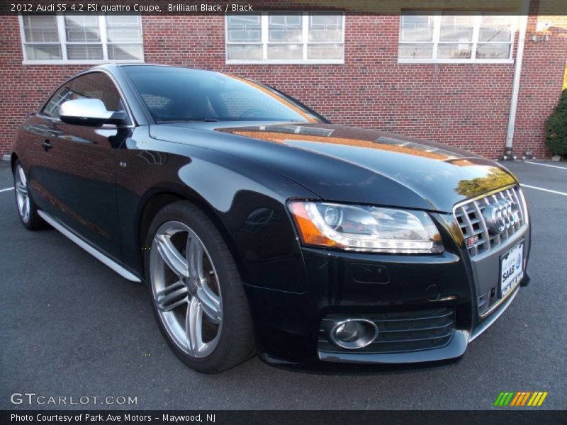 Brilliant Black / Black 2012 Audi S5 4.2 FSI quattro Coupe