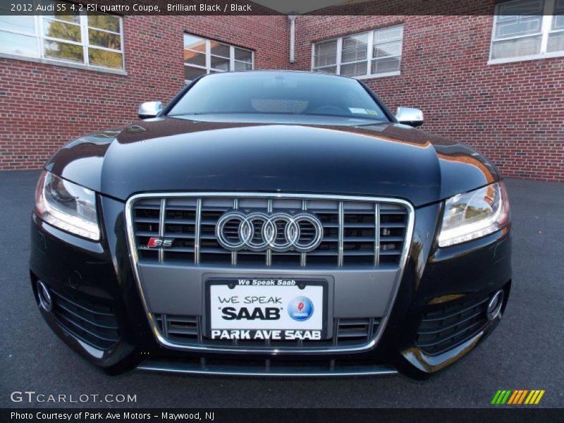 Brilliant Black / Black 2012 Audi S5 4.2 FSI quattro Coupe