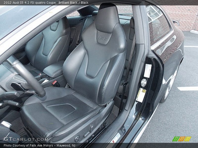 Front Seat of 2012 S5 4.2 FSI quattro Coupe