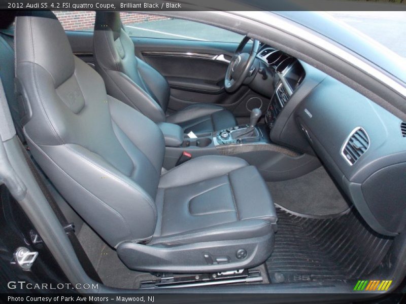 Front Seat of 2012 S5 4.2 FSI quattro Coupe