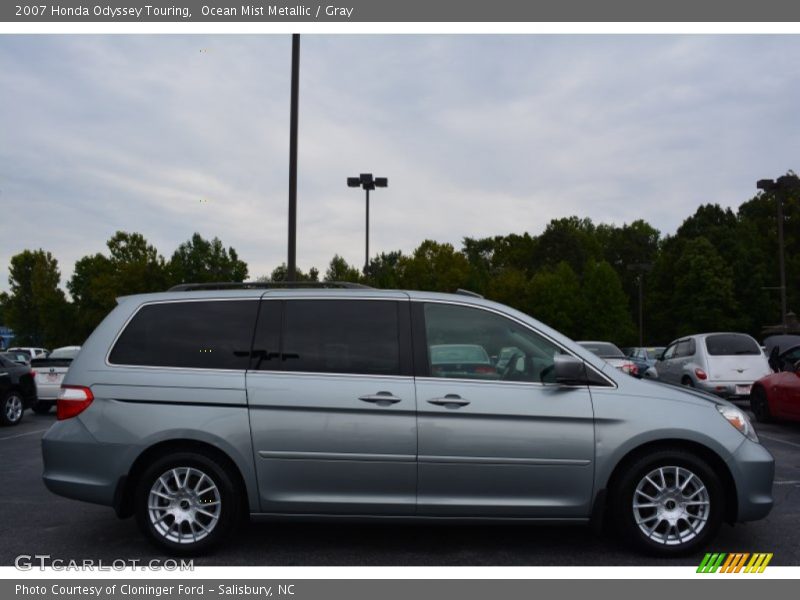 Ocean Mist Metallic / Gray 2007 Honda Odyssey Touring