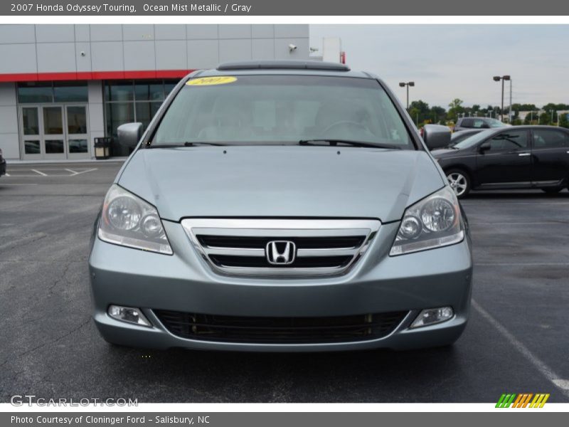 Ocean Mist Metallic / Gray 2007 Honda Odyssey Touring