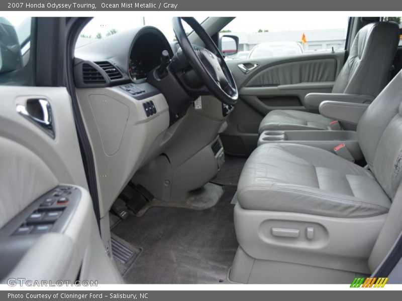 Ocean Mist Metallic / Gray 2007 Honda Odyssey Touring