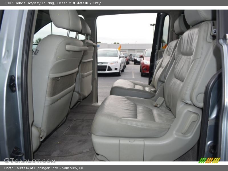 Ocean Mist Metallic / Gray 2007 Honda Odyssey Touring