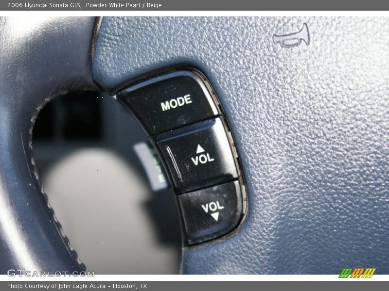 Powder White Pearl / Beige 2006 Hyundai Sonata GLS