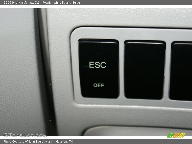 Powder White Pearl / Beige 2006 Hyundai Sonata GLS