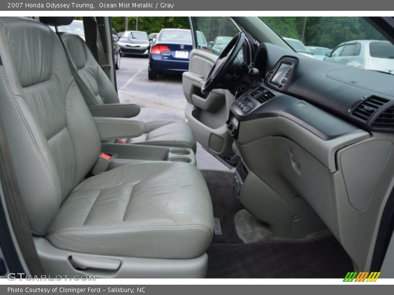 Ocean Mist Metallic / Gray 2007 Honda Odyssey Touring