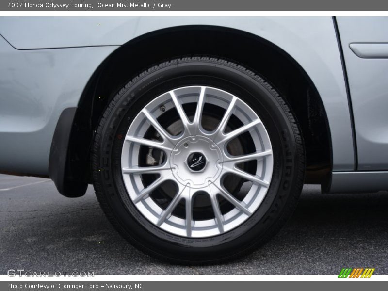 Ocean Mist Metallic / Gray 2007 Honda Odyssey Touring