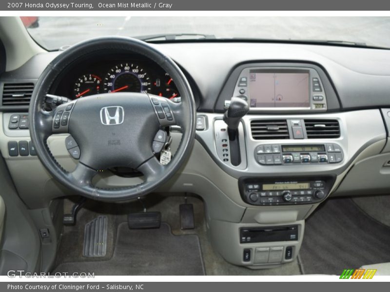 Ocean Mist Metallic / Gray 2007 Honda Odyssey Touring