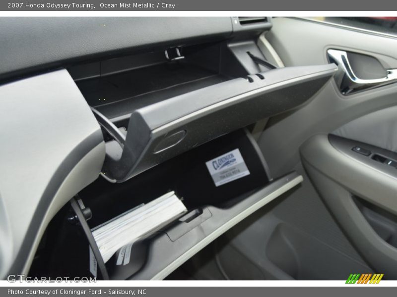Ocean Mist Metallic / Gray 2007 Honda Odyssey Touring
