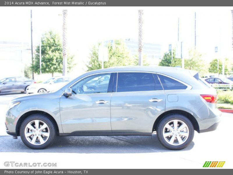 Forest Mist Metallic / Eucalyptus 2014 Acura MDX Advance