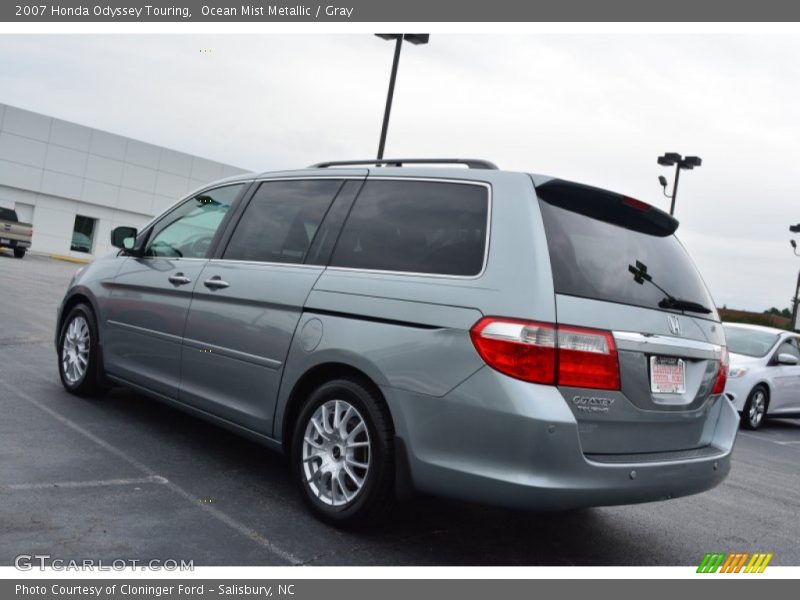 Ocean Mist Metallic / Gray 2007 Honda Odyssey Touring