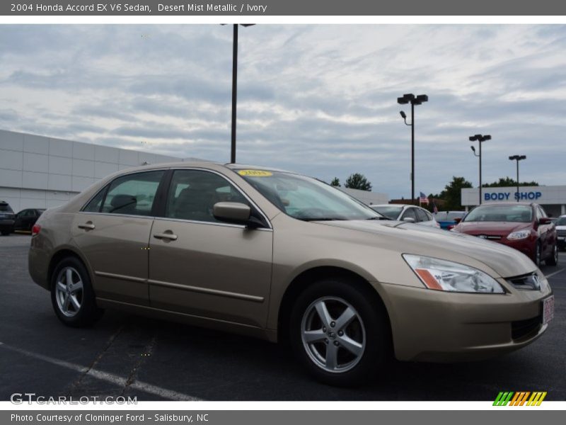 Desert Mist Metallic / Ivory 2004 Honda Accord EX V6 Sedan