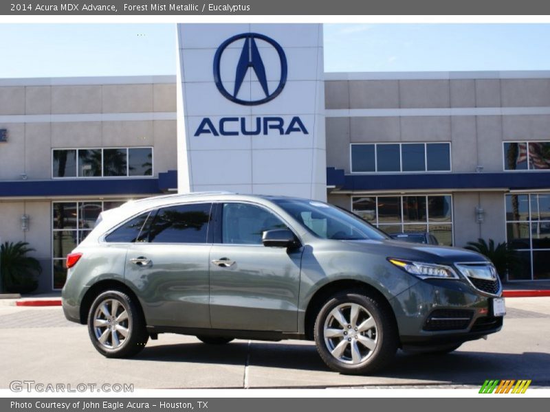 Forest Mist Metallic / Eucalyptus 2014 Acura MDX Advance