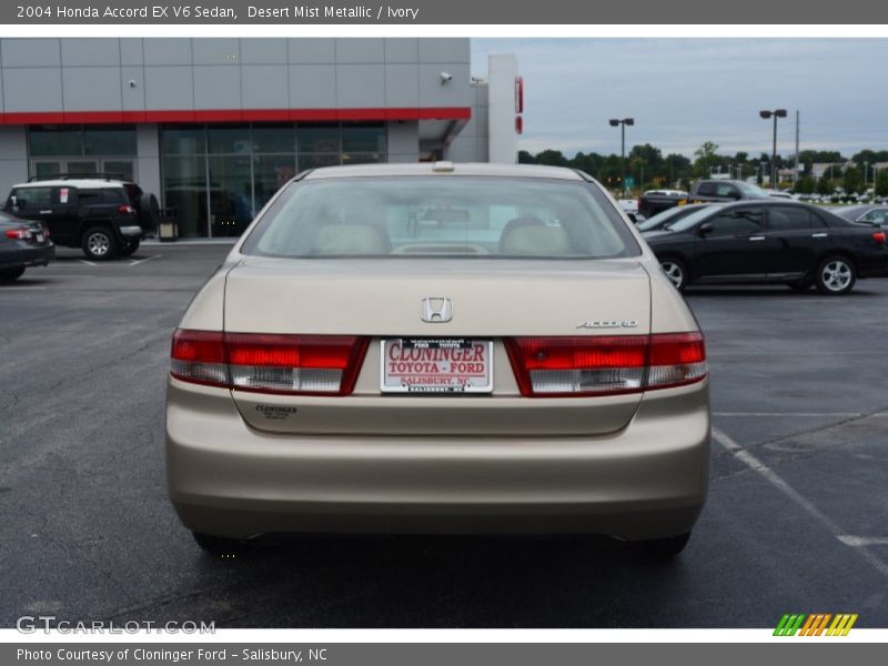 Desert Mist Metallic / Ivory 2004 Honda Accord EX V6 Sedan