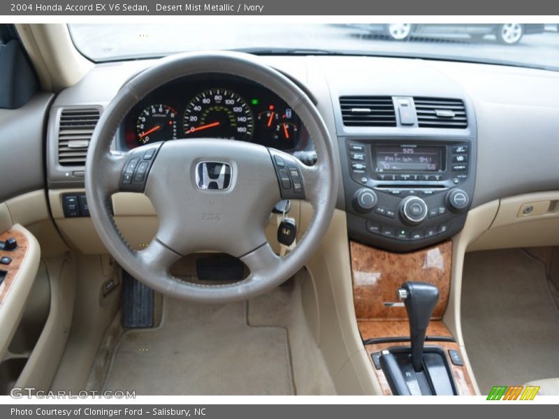 Desert Mist Metallic / Ivory 2004 Honda Accord EX V6 Sedan