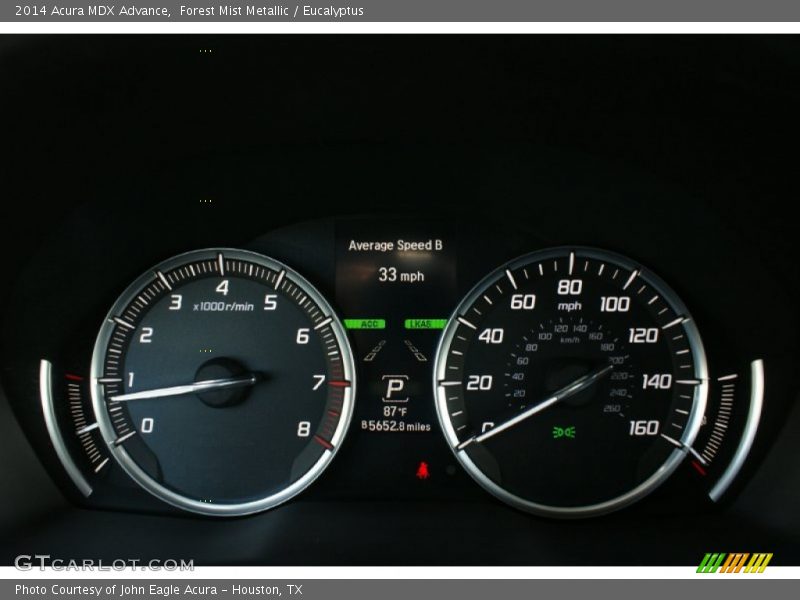 Forest Mist Metallic / Eucalyptus 2014 Acura MDX Advance
