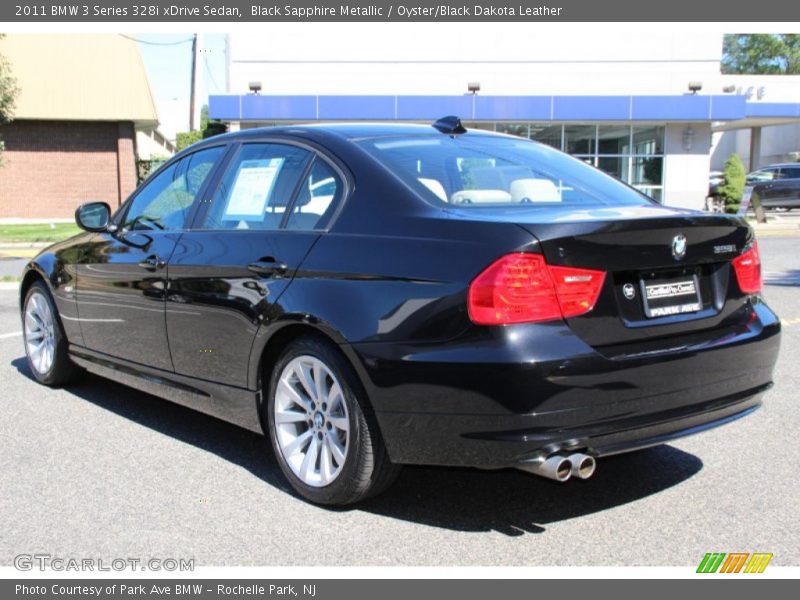 Black Sapphire Metallic / Oyster/Black Dakota Leather 2011 BMW 3 Series 328i xDrive Sedan