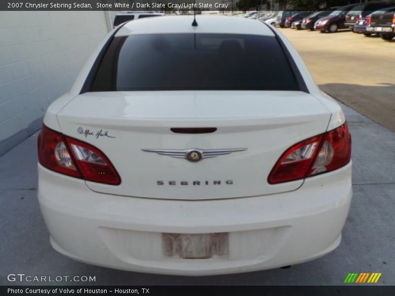 Stone White / Dark Slate Gray/Light Slate Gray 2007 Chrysler Sebring Sedan