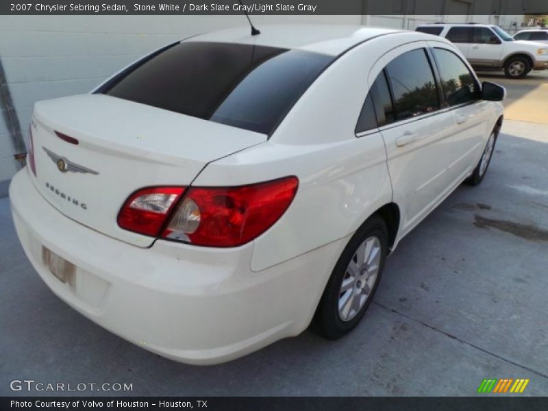 Stone White / Dark Slate Gray/Light Slate Gray 2007 Chrysler Sebring Sedan
