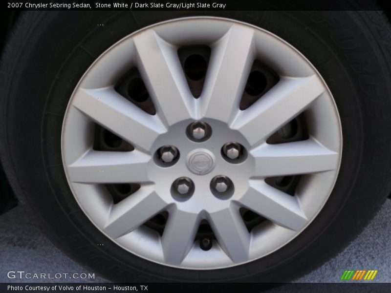 Stone White / Dark Slate Gray/Light Slate Gray 2007 Chrysler Sebring Sedan
