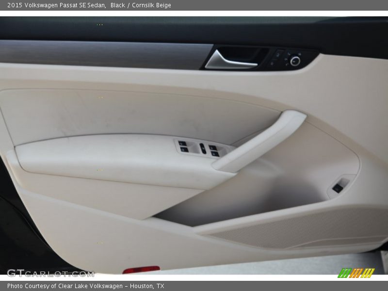 Black / Cornsilk Beige 2015 Volkswagen Passat SE Sedan