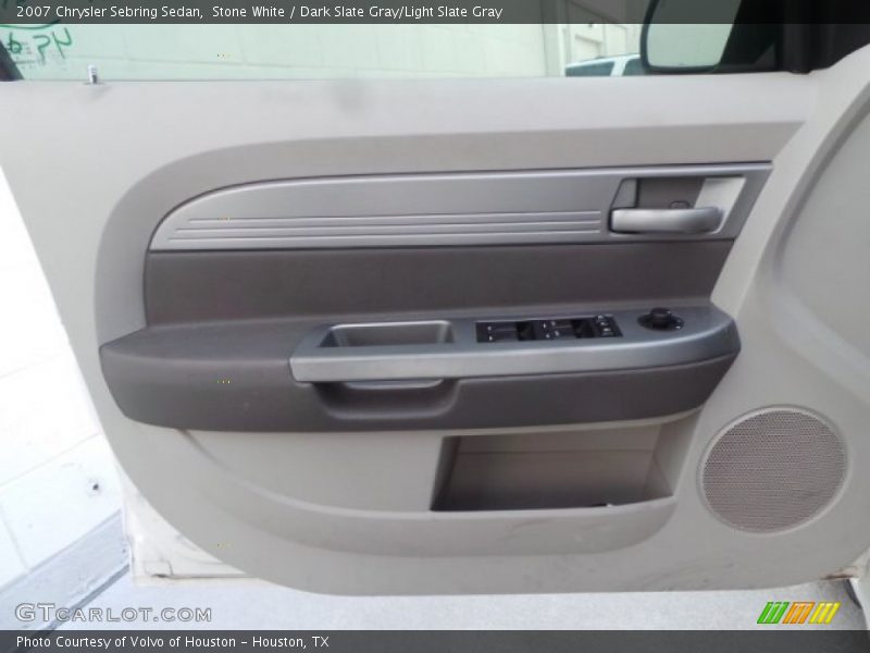 Stone White / Dark Slate Gray/Light Slate Gray 2007 Chrysler Sebring Sedan