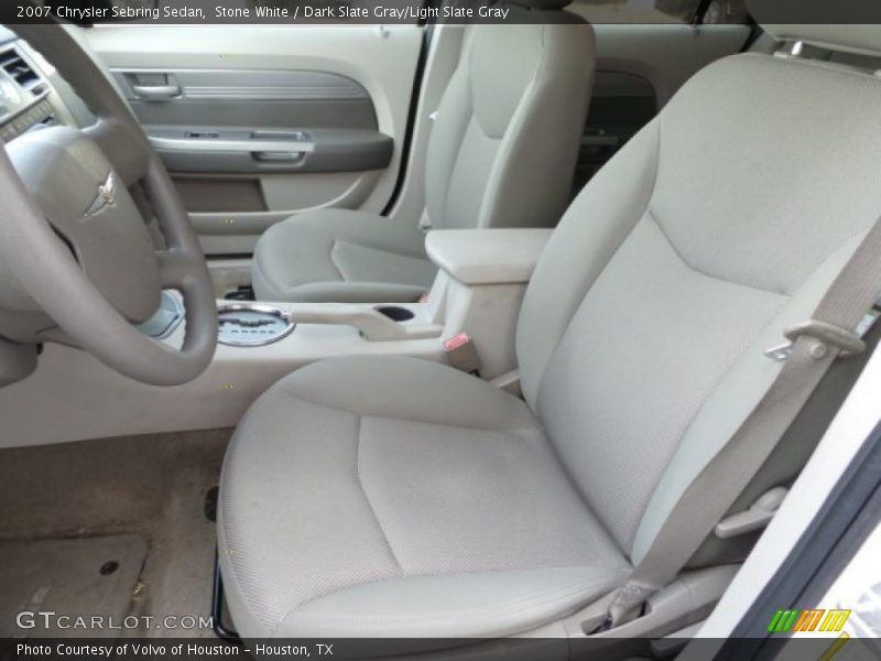 Stone White / Dark Slate Gray/Light Slate Gray 2007 Chrysler Sebring Sedan