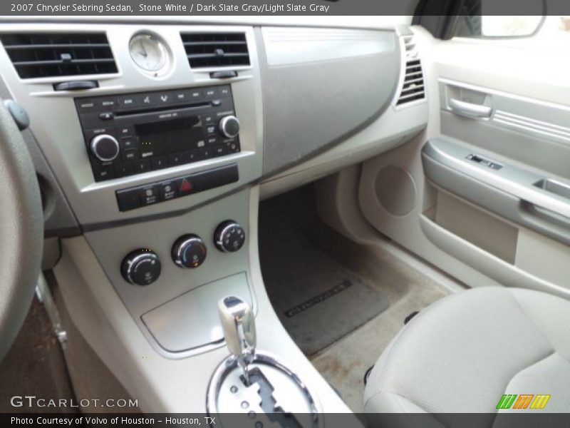 Stone White / Dark Slate Gray/Light Slate Gray 2007 Chrysler Sebring Sedan