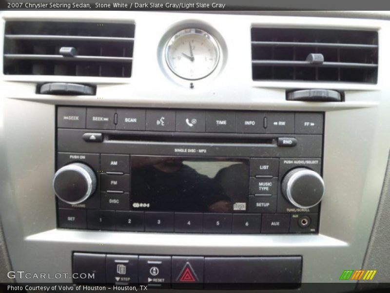 Stone White / Dark Slate Gray/Light Slate Gray 2007 Chrysler Sebring Sedan