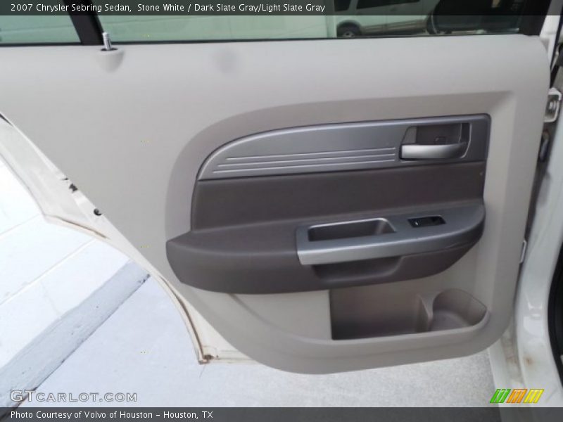 Stone White / Dark Slate Gray/Light Slate Gray 2007 Chrysler Sebring Sedan