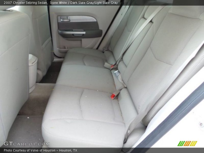 Stone White / Dark Slate Gray/Light Slate Gray 2007 Chrysler Sebring Sedan