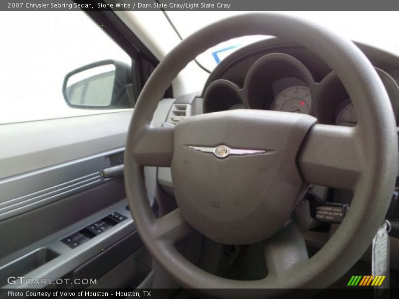 Stone White / Dark Slate Gray/Light Slate Gray 2007 Chrysler Sebring Sedan