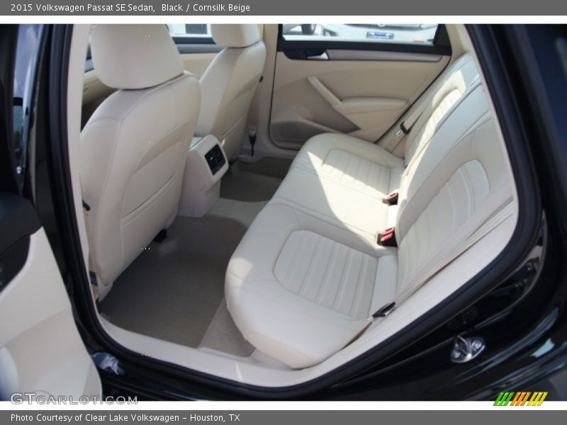 Black / Cornsilk Beige 2015 Volkswagen Passat SE Sedan