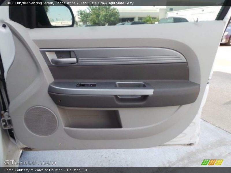Stone White / Dark Slate Gray/Light Slate Gray 2007 Chrysler Sebring Sedan