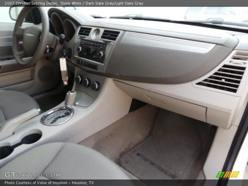 Stone White / Dark Slate Gray/Light Slate Gray 2007 Chrysler Sebring Sedan