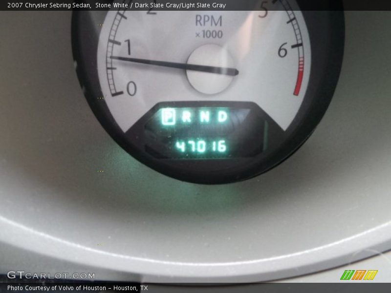 Stone White / Dark Slate Gray/Light Slate Gray 2007 Chrysler Sebring Sedan
