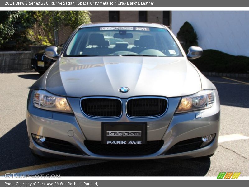 Space Gray Metallic / Gray Dakota Leather 2011 BMW 3 Series 328i xDrive Sedan