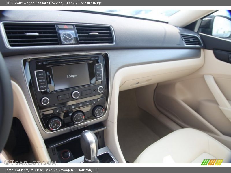 Black / Cornsilk Beige 2015 Volkswagen Passat SE Sedan