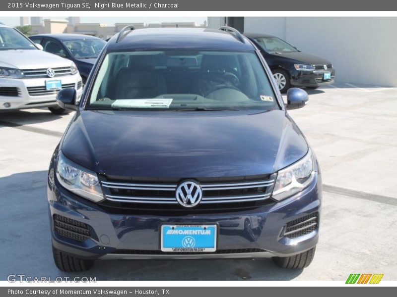 Night Blue Metallic / Charcoal 2015 Volkswagen Tiguan SE