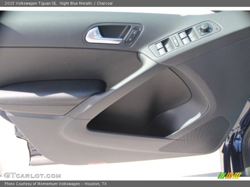 Night Blue Metallic / Charcoal 2015 Volkswagen Tiguan SE