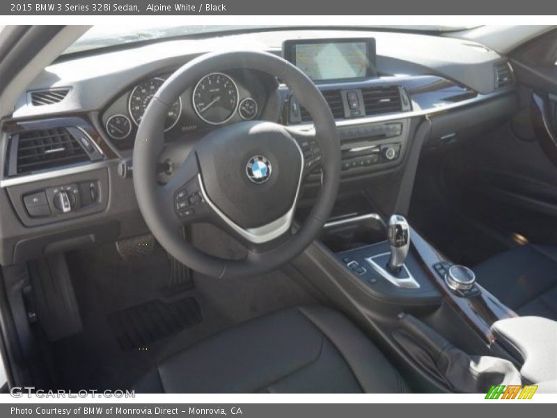 Alpine White / Black 2015 BMW 3 Series 328i Sedan