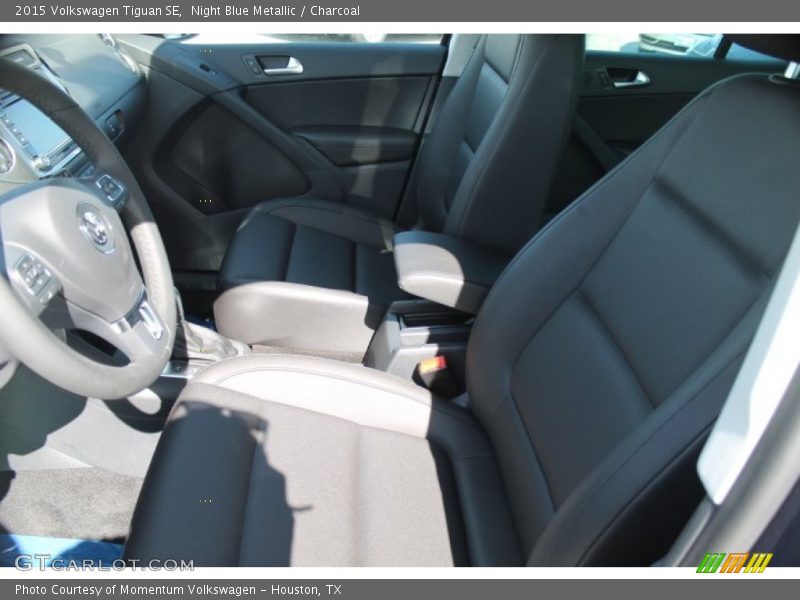 Night Blue Metallic / Charcoal 2015 Volkswagen Tiguan SE