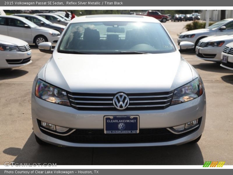 Reflex Silver Metallic / Titan Black 2015 Volkswagen Passat SE Sedan