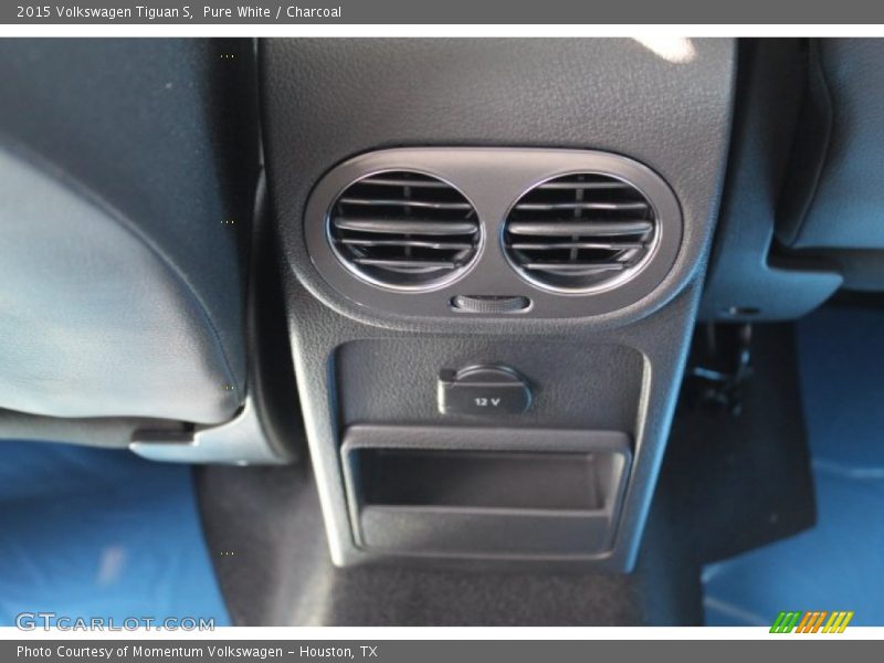 Pure White / Charcoal 2015 Volkswagen Tiguan S
